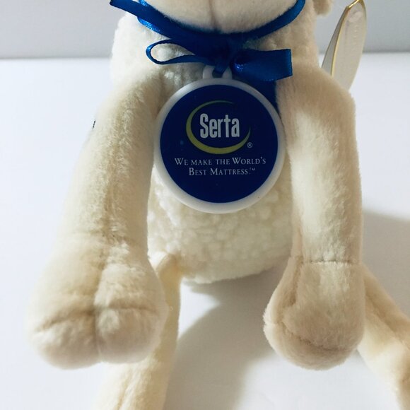 Serta Counting Sheep 3/8 Plush Stuffie Stuffed Animal Curto Toy 2000 Tag - Picture 6 of 16